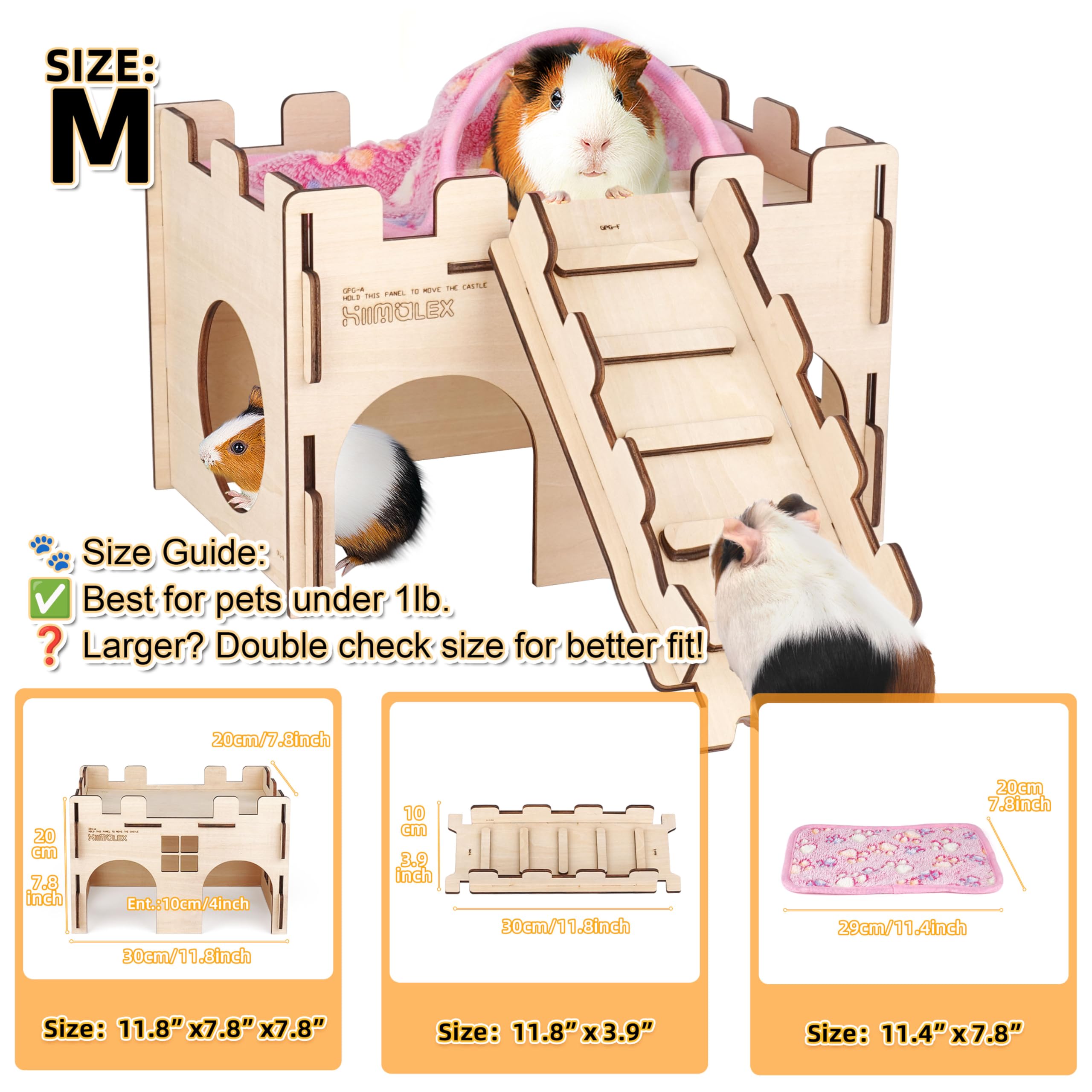 HIIMALEX interieur niches douillets, coin repos confortable pour petits compagnons.