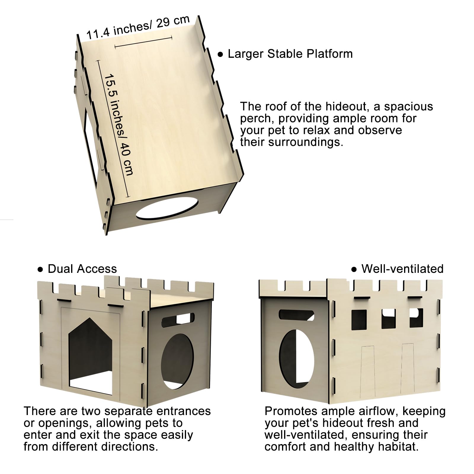 HIIMALEX maison-lapin-demontable: rangement et transport facilités.