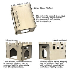 HIIMALEX maison-lapin-demontable: rangement et transport facilités.