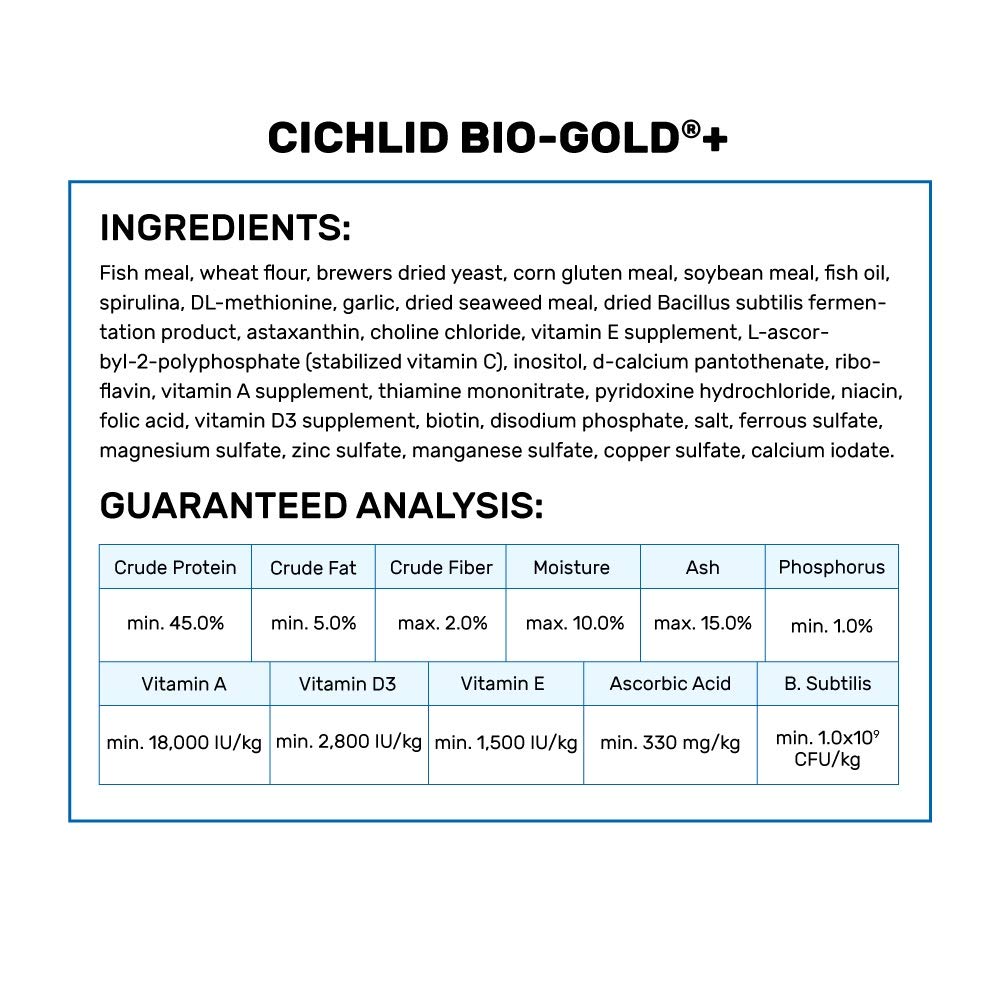 Hikari Bio-Gold: vitamine C stabilisée pour soutenir l'immunité potentielle des poissons.