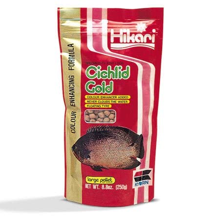 Hikari Cichlid Gold emballage pratique pour alimentation quotidienne.