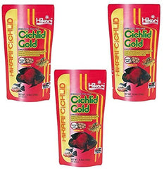 Hikari Cichlid Gold - aperçu avant emballage du pack 3, pellets flottants