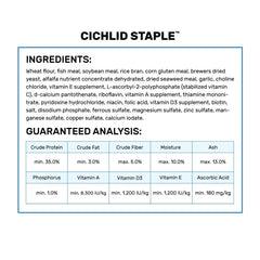 Hikari Cichlid Staple: soutien immunitaire potentiel avec vitamine C stabilisée.