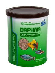 Hikari Bio-Pure Daphnia, distributeur breveté, nourrissage précis sans nuage d’eau.