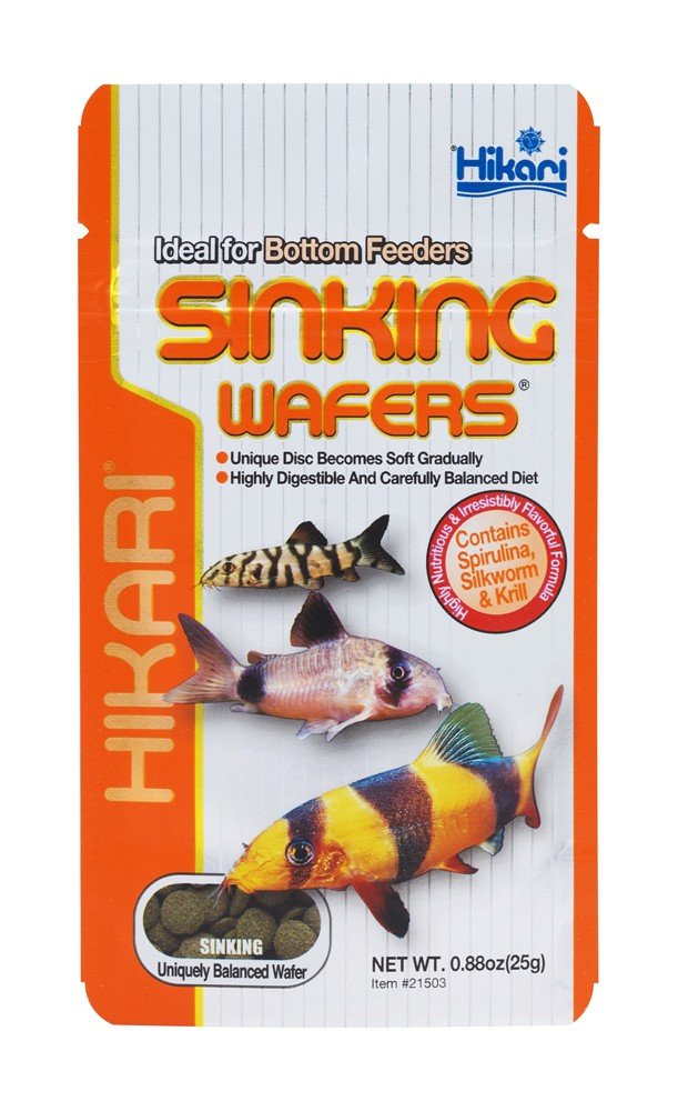 Galettes coulantes tropicales Hikari pour poissons, nourrissent au fond sans arôme.