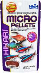 Hikari granulés micro Barbus : granules colorés stimulent l'appétit des barbus.