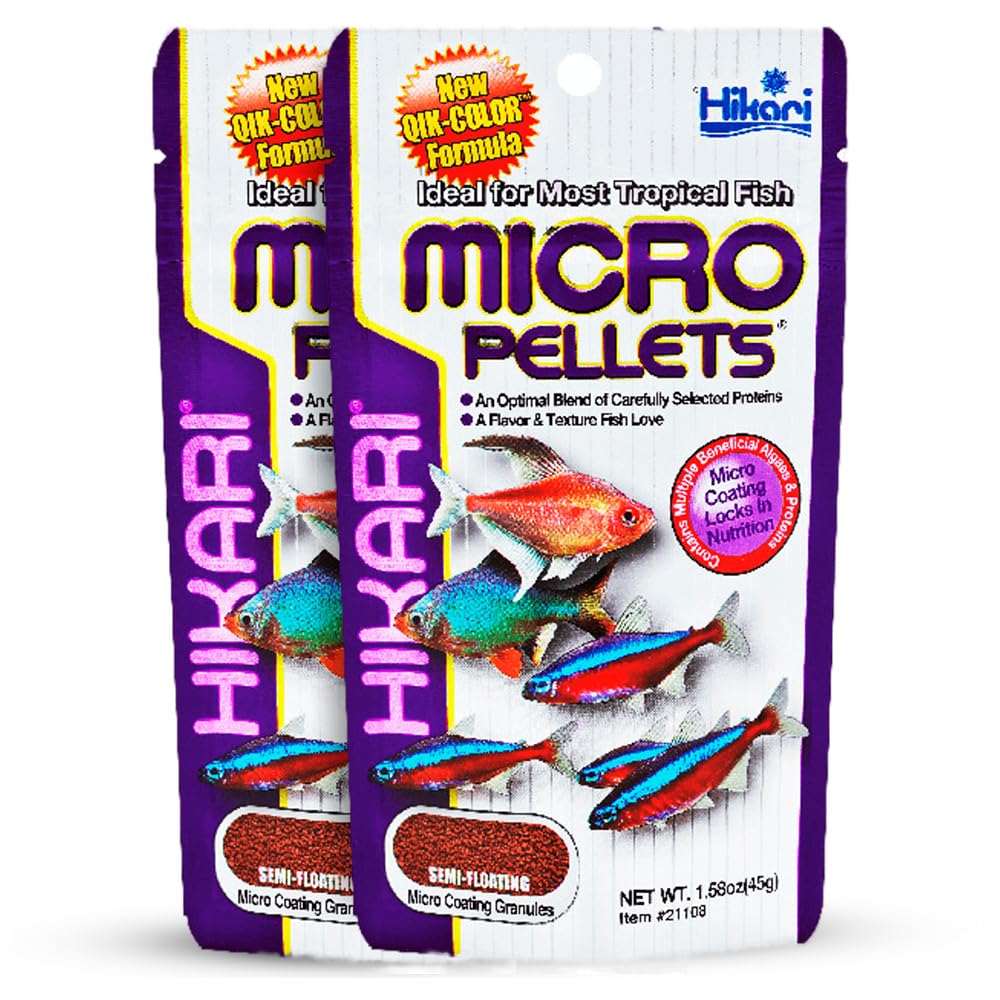 Hikari granulés micro Tetras : nourriture qui attire l'attention des tetras.