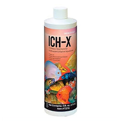 Hikari Ich X: etiquette-bouteille-16oz, guide d'utilisation pour traiter Ich.