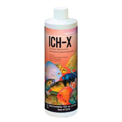 Hikari Ich X: bouteille 16oz, traitement Ich pour aquarium sain.
