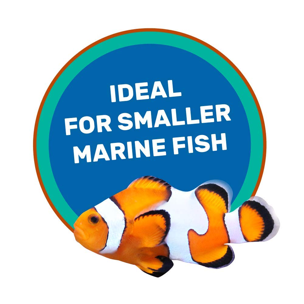 Hikari Marine-S Granules alimentation équilibrée pour petits poissons marins, facile à digérer.