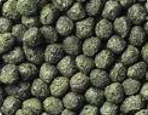Rationnement simple avec les pellets Hikari pour cichlids.