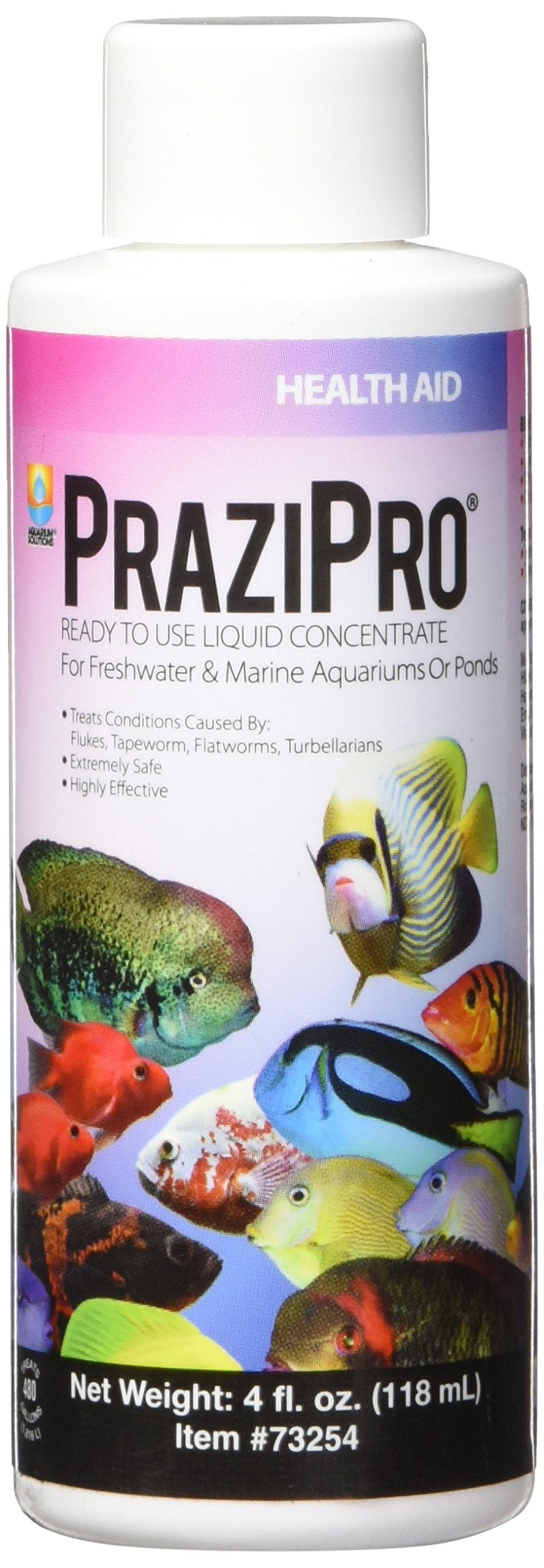 Bouteille Hikari Prazipro 4 onces prête au traitement des parasites d aquarium