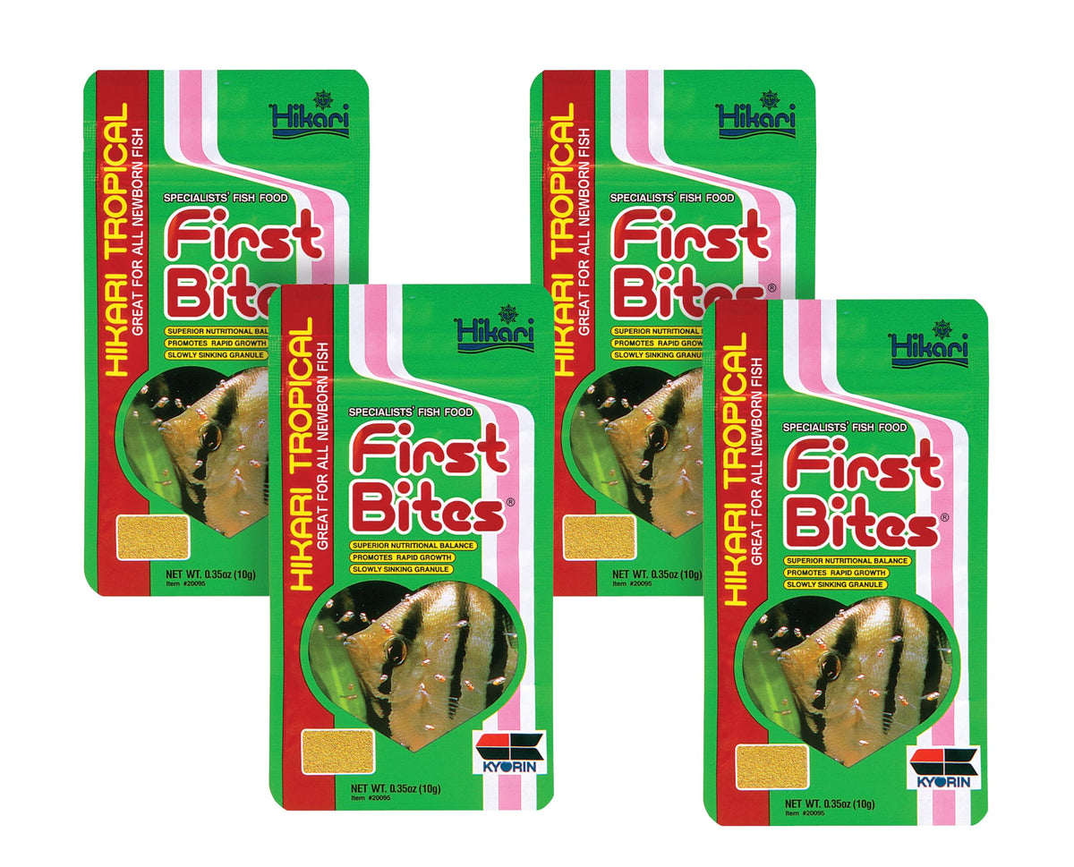 Hikari Premières bouchées pellets flottants facilitant l’alimentation des alevins.