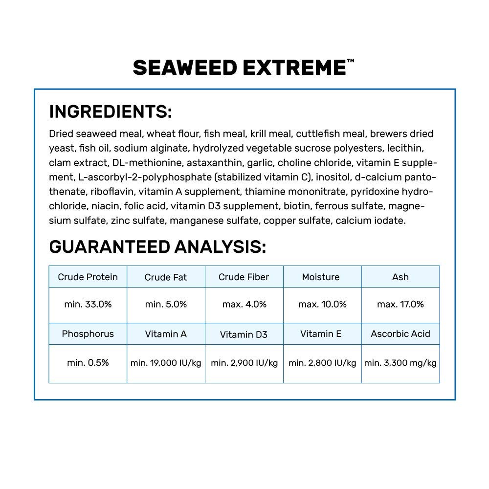 Transition douce depuis les algues nori avec Hikari Seaweed Extreme.