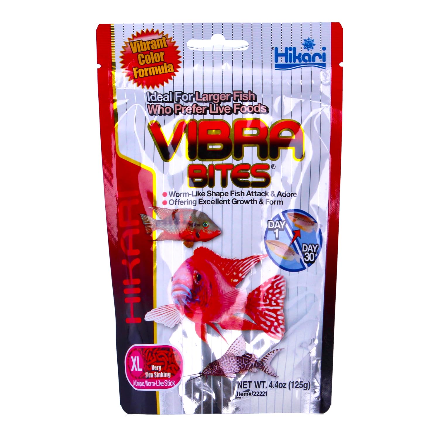Hikari Vibra Bites utilisation simple dans un aquarium tropical.