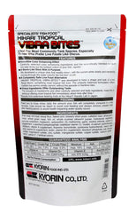 La nutrition riche de Hikari Vibra Bites sans parasites pour poissons tropicaux.
