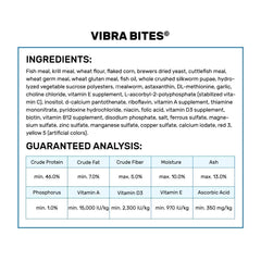 Hikari Vibra Bites inclut des vers de farine pour une option savoureuse.