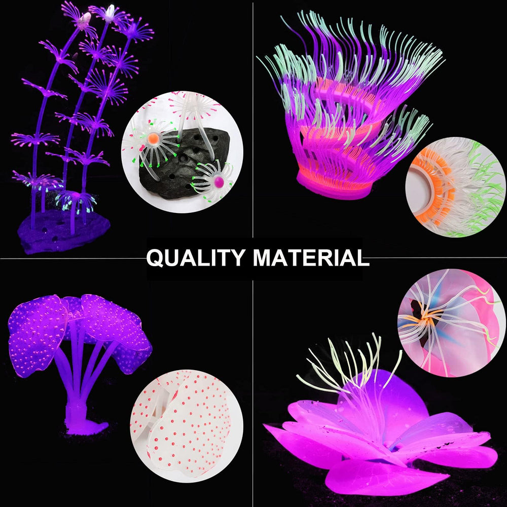 Corail lotus lumineux HIKTQIW, effet UV séduisant.