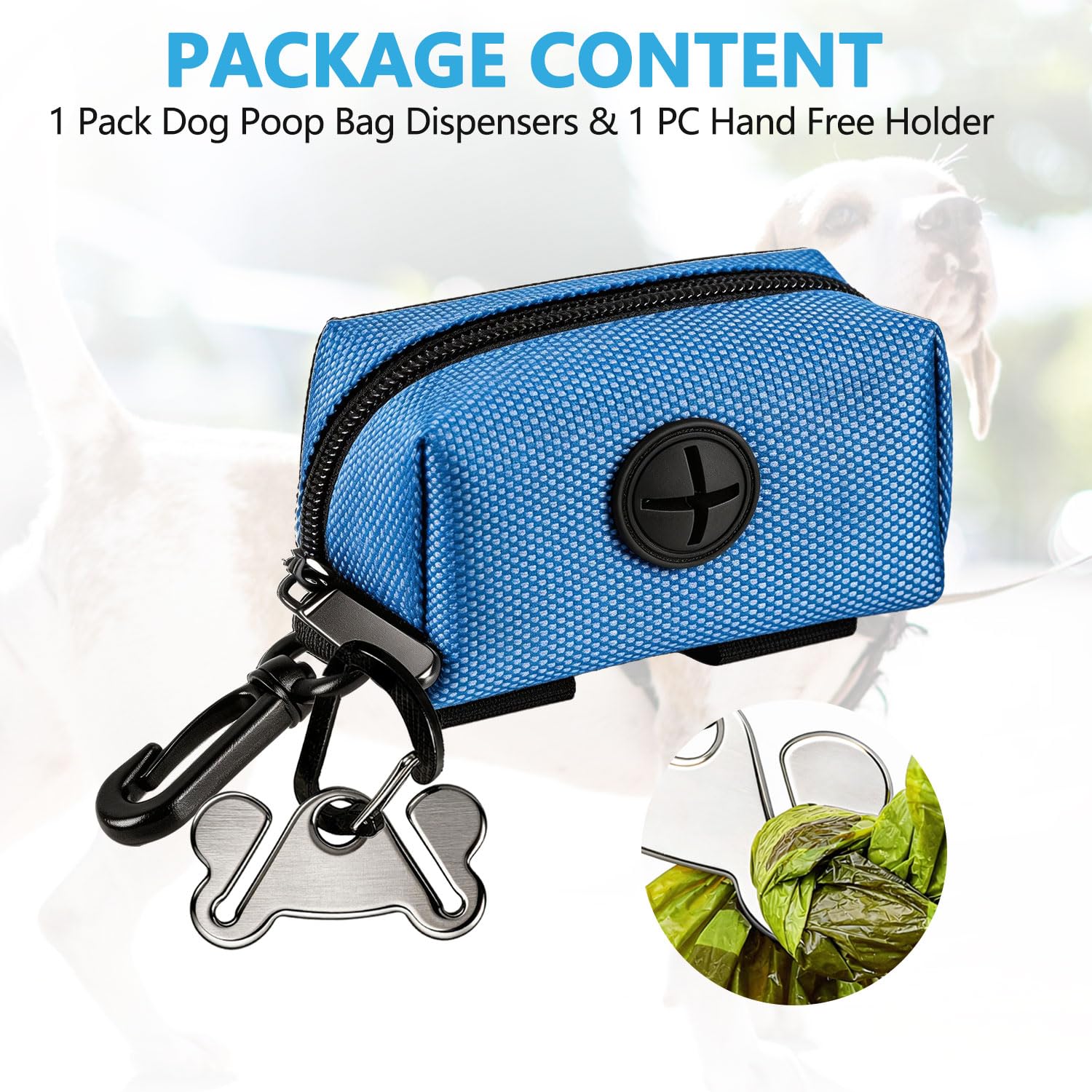 Hilihali bleu utilisation simple, nouer les sacs et clipper lors des balades