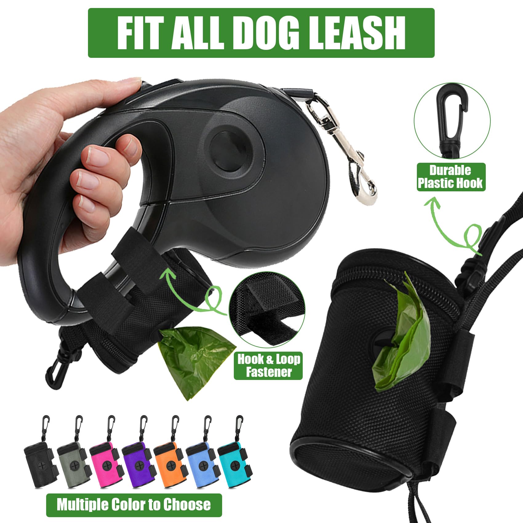 Hilihali clip-laisse pratique, permet de ranger les sacs proprement.
