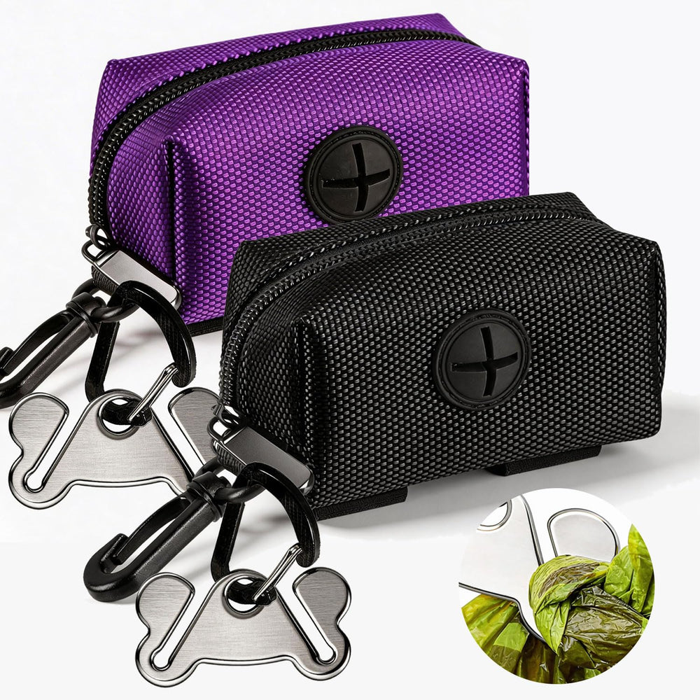 Hilihali distributeur sacs déjections chien, pratique pour balades mains libres