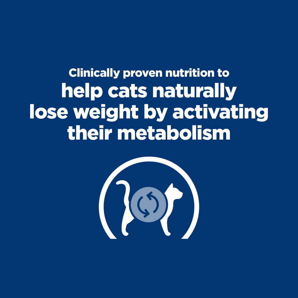 Hill's Metabolic conserve chat - portion adaptée pour le poids.