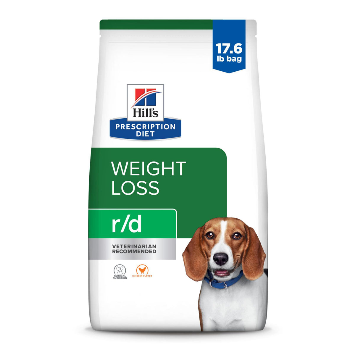Hill's r/d, sac 8 kg poulet-seche, soutien potentiel au contrôle du poids