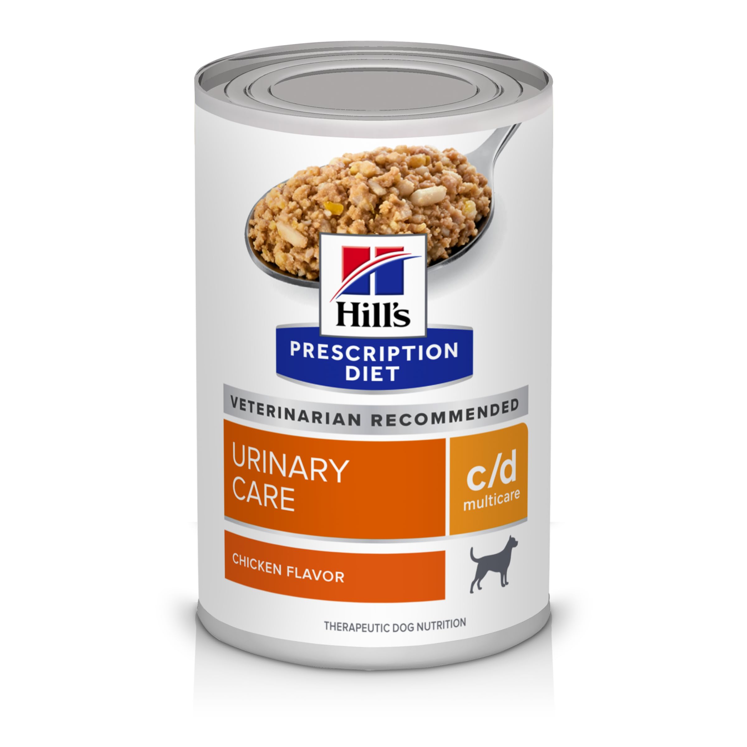 Hill's Prescription Diet c/d Multicare, boîte poulet 13oz, soutien potentiel à la santé urinaire.
