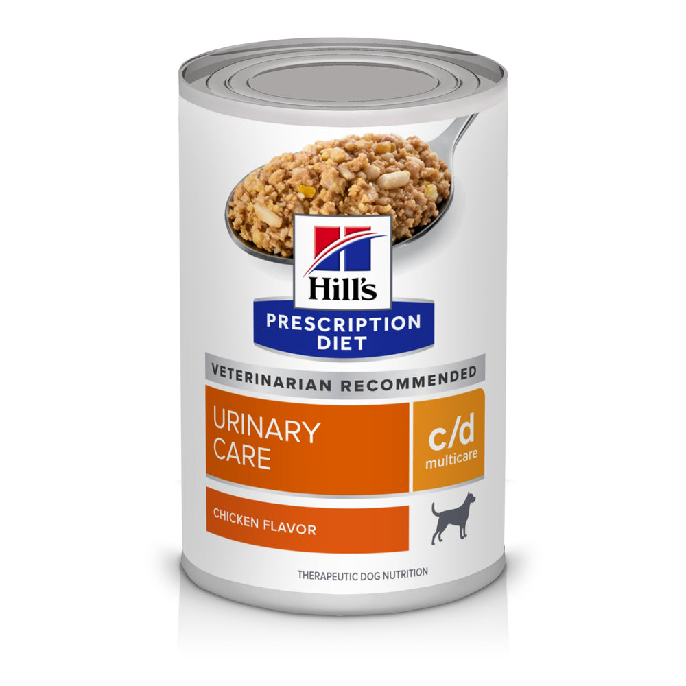 Hill's Prescription Diet c/d Multicare, boîte poulet 13oz, soutien potentiel à la santé urinaire.