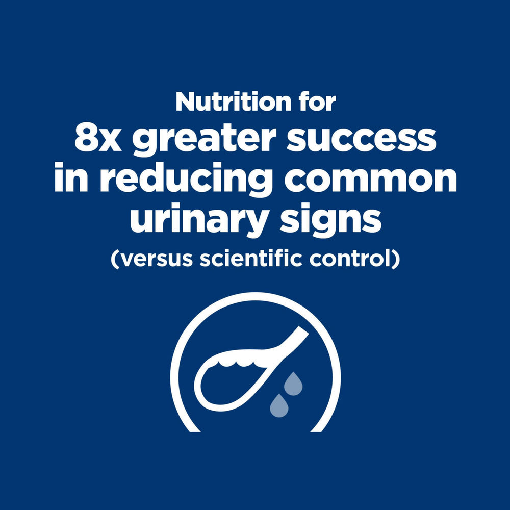 Hill's c/d Multicare chat antioxydants Oméga-3 pour le soutien nutritionnel.