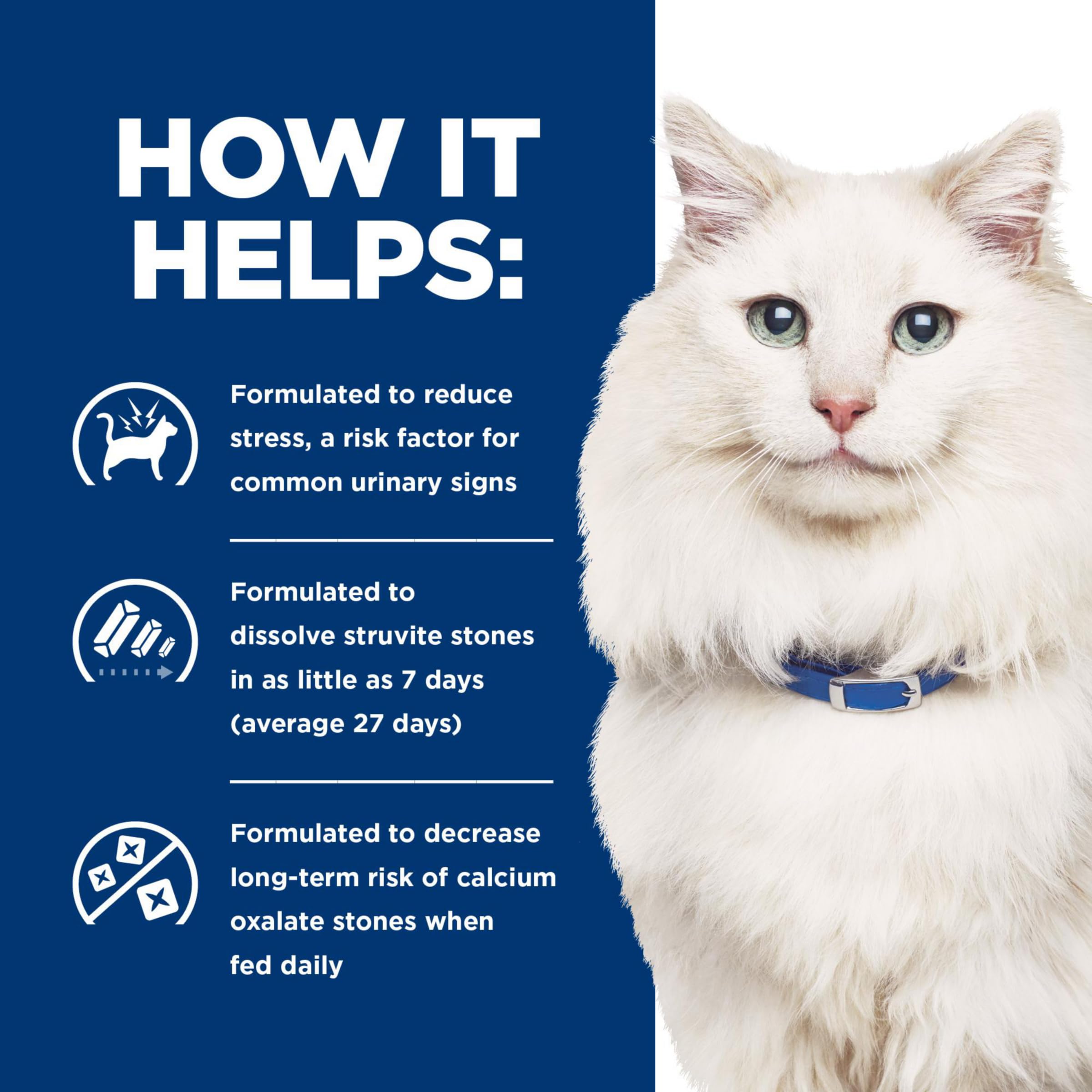 Hill's Prescription Diet c/d Multicare Stress Chat Fabrication Américaine – ingrédients globaux fiables.