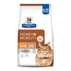 Hill's k/d + j/d pour chat au poulet, sac pratique à ranger.