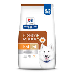 Hill's Prescription Diet k/d + j/d croquettes chien poulet, soutien potentiel à la mobilité et à la fonction rénale
