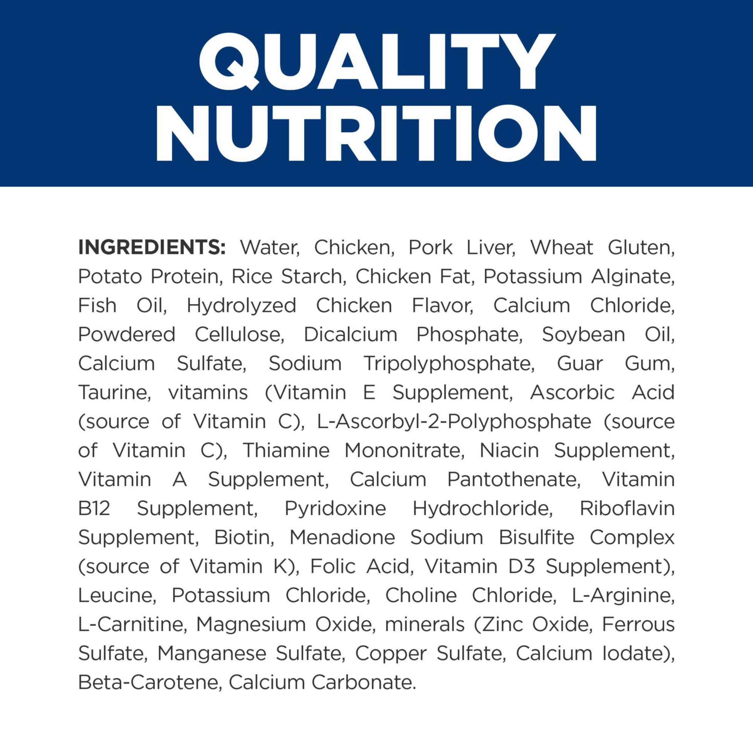 Hill's Prescription Diet m/d GlucoSupport, ingrédients de qualité pour un repas apprécié