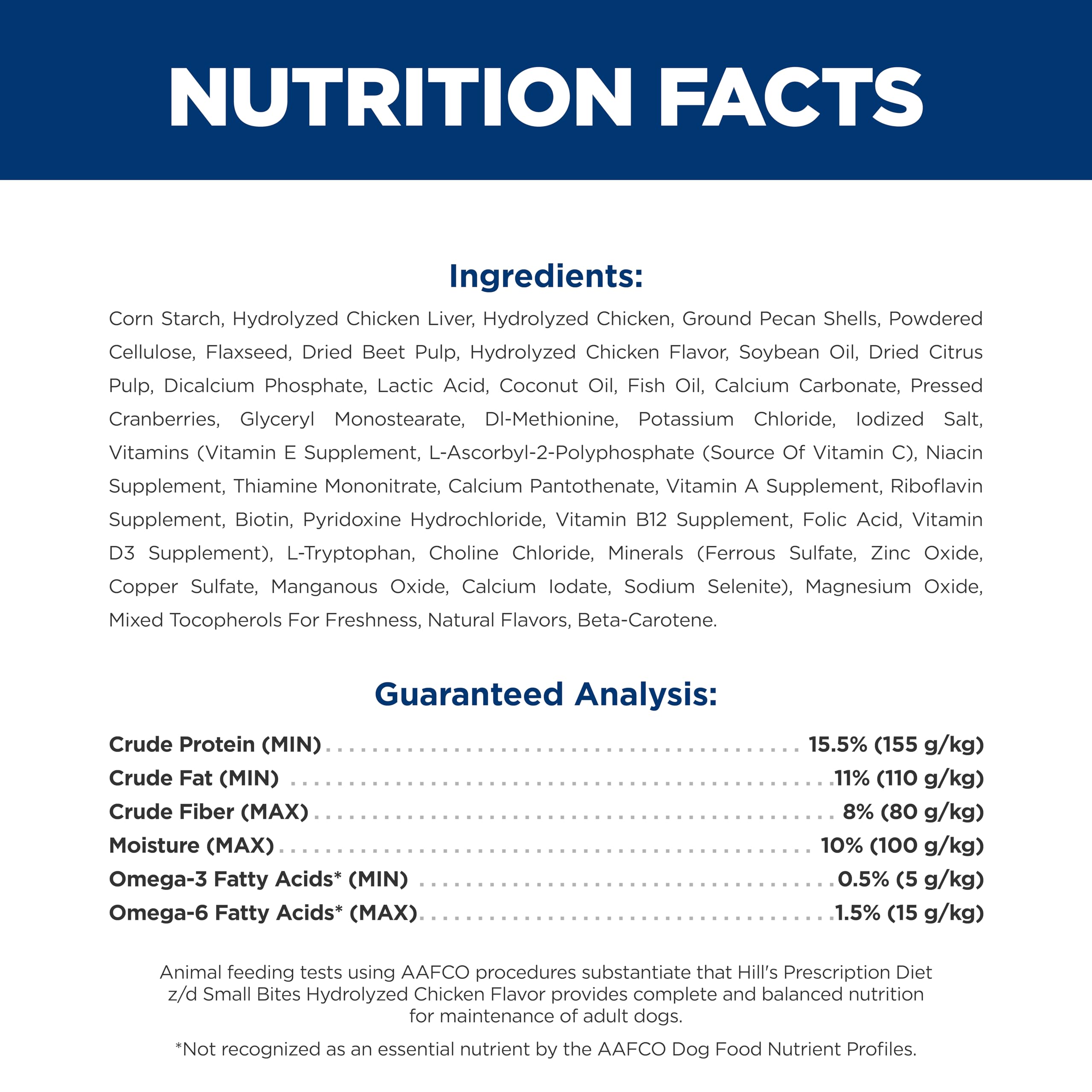 Hill's Prescription Diet z/d protéine hydrolysée – réduction potentielle des réactions.
