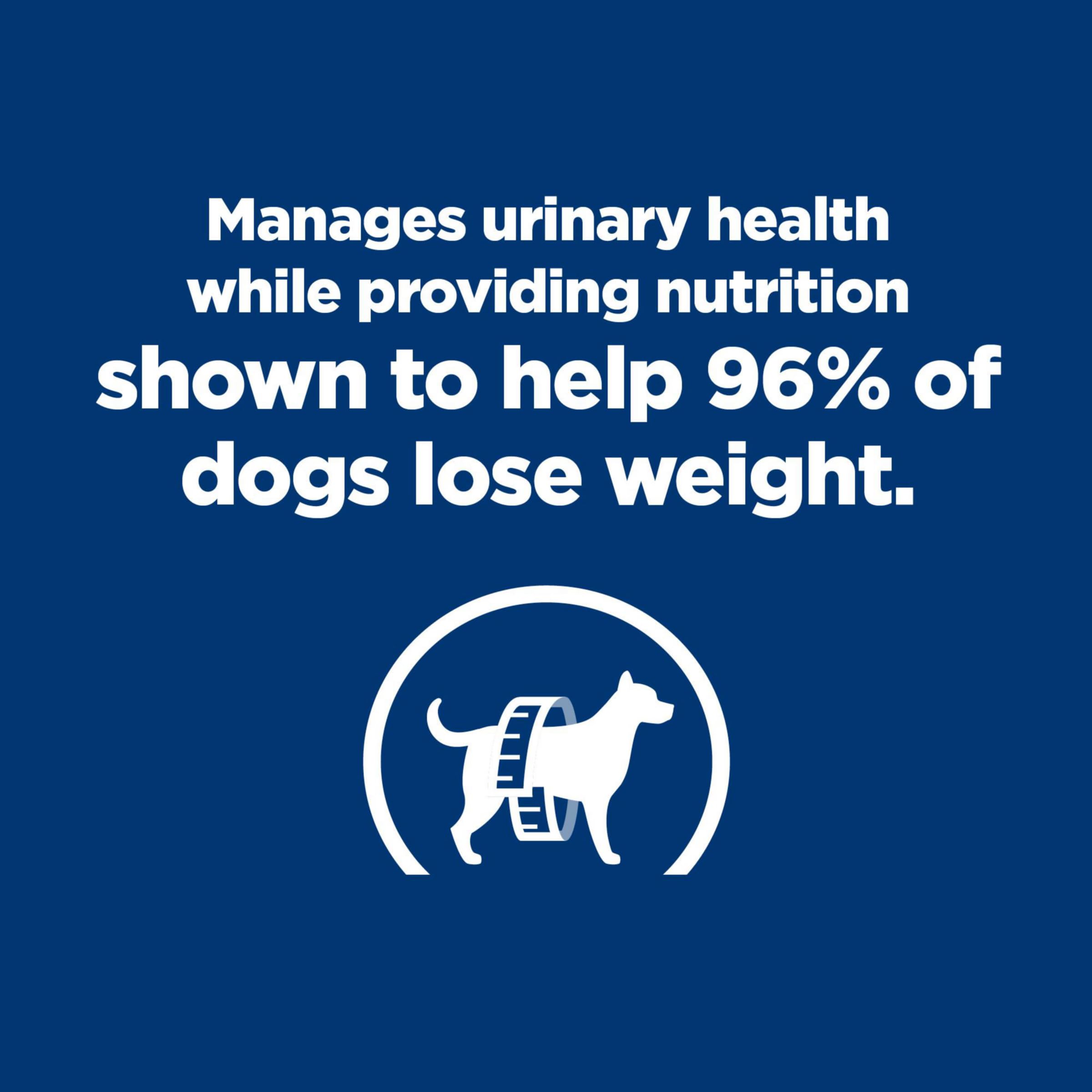 Emballage Hill's c/d Multicare + Metabolic pour chien, alimentation clinique urinaire.