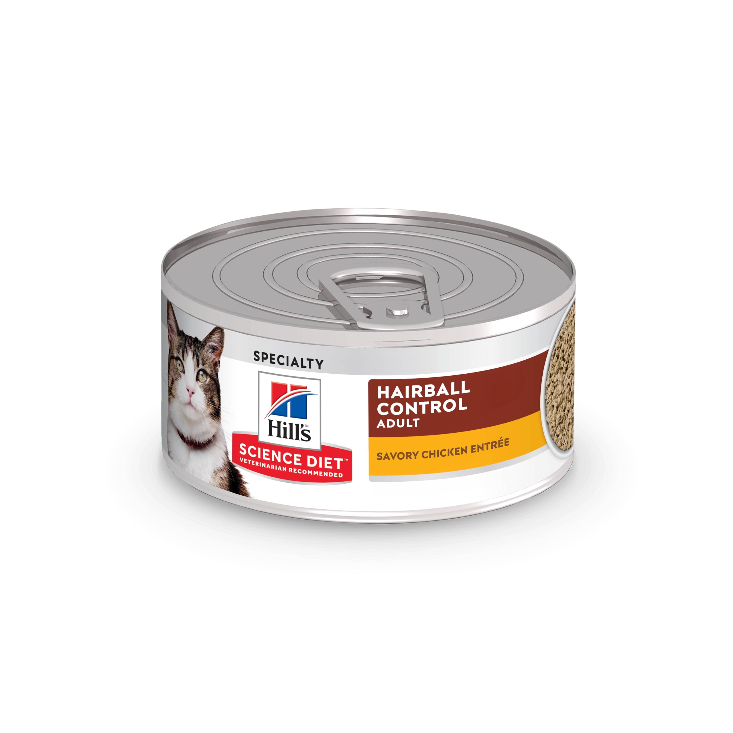 Hill's Science Diet Adulte: boules de poils du chat, soutien digestif potentiel.