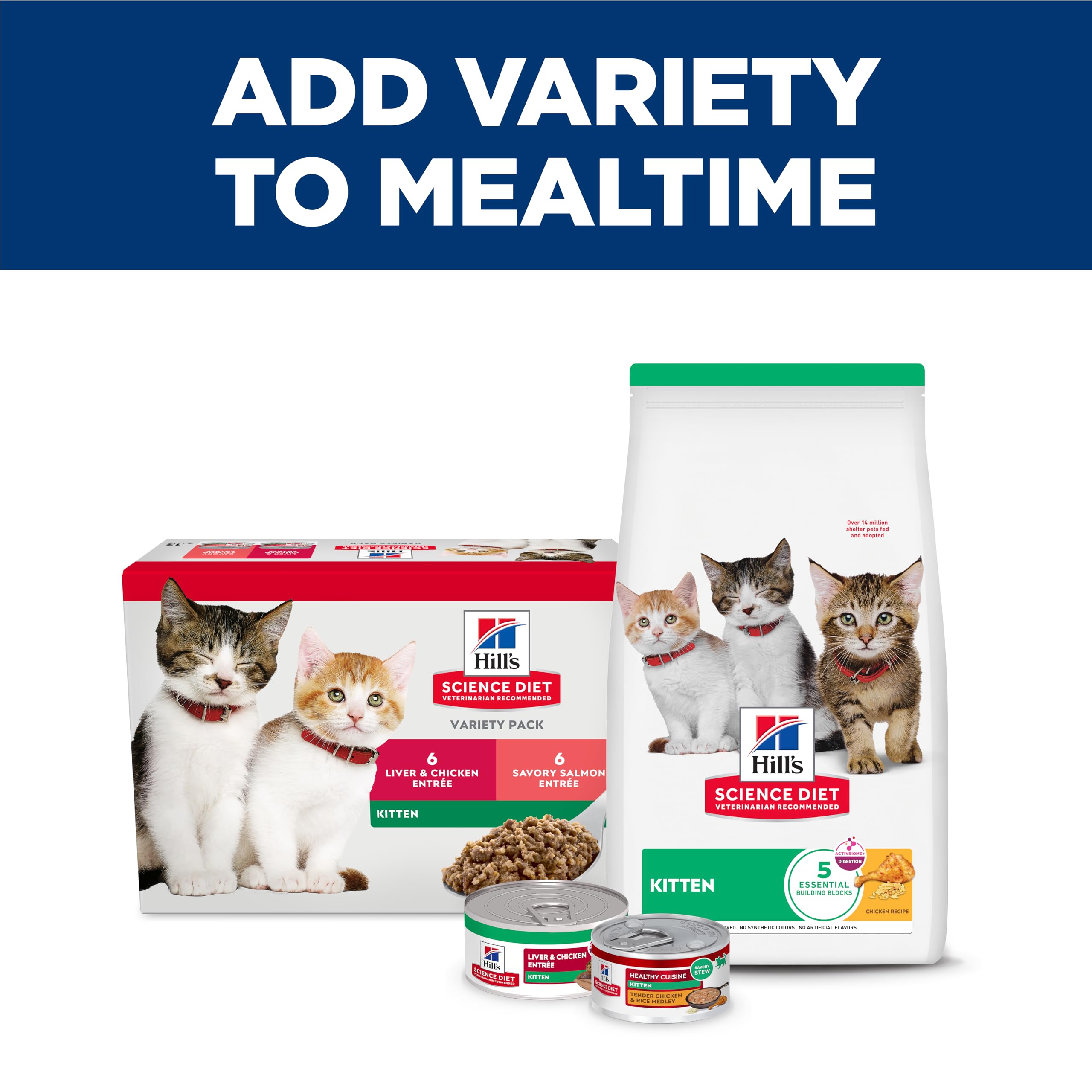 Hill's Science Diet Chaton – minéraux équilibrés pour les os et les dents.