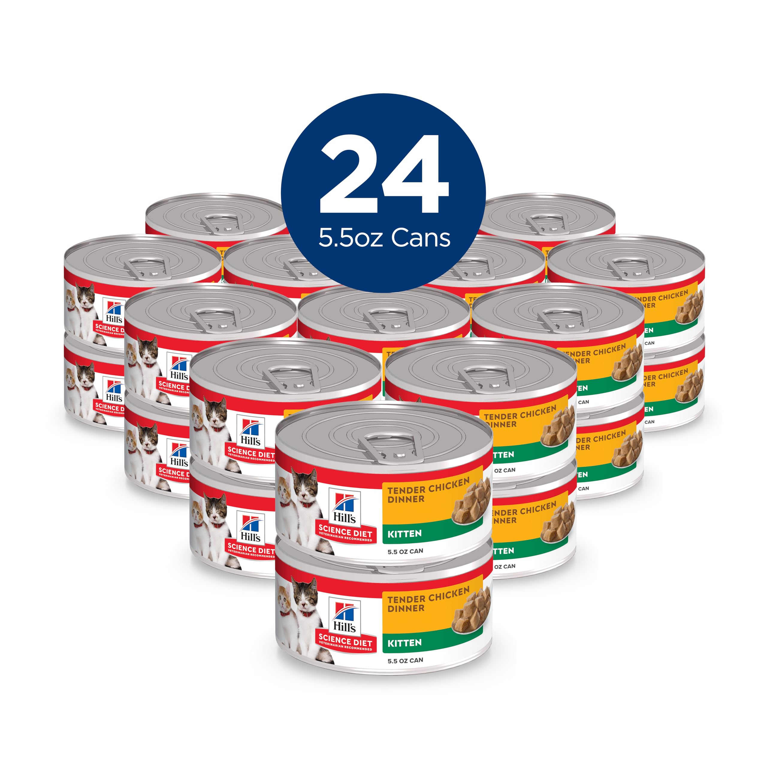 Hill's Science Diet Kitten Wet Cat Food: repas prêt dans un bol pour chaton.