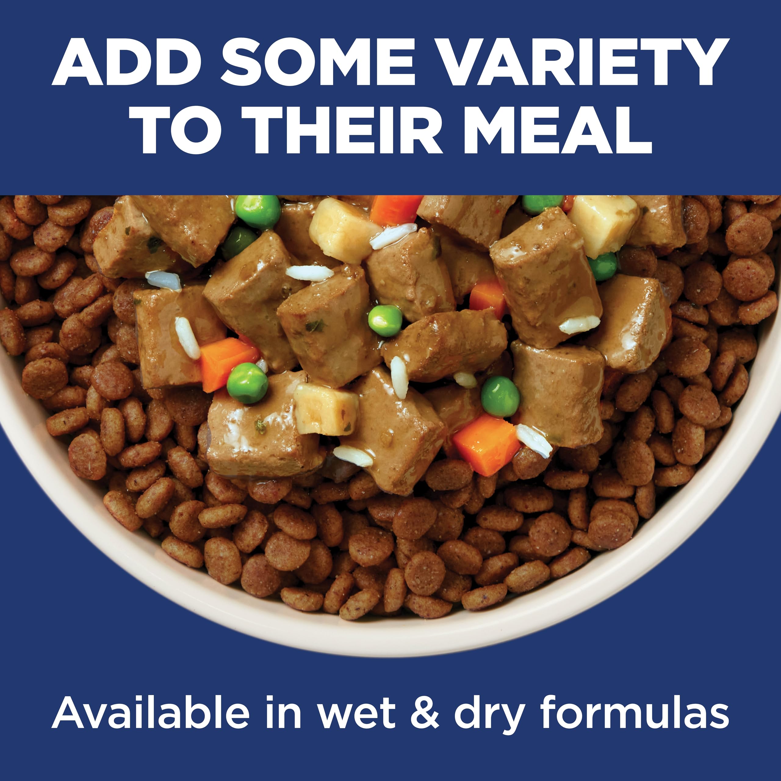 Hill's Science Diet Senior 11+ petit chien, ingrédients naturels – sans colorants artificiels.