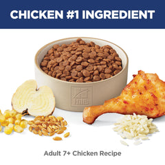 Hill's Science Diet 7+ ingrédients naturels, formulation saine pour chats âgés.