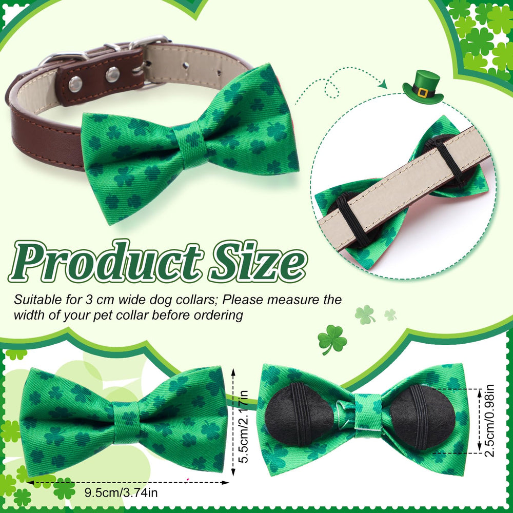 Hillban noeud-colier chien drapeau-irlandais: design coloré pour occasions.