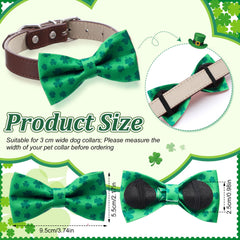 Hillban noeud-colier chien drapeau-irlandais: design coloré pour occasions.