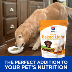 Biscuit croustillant Hill's, portion adaptée pour chien moyen.
