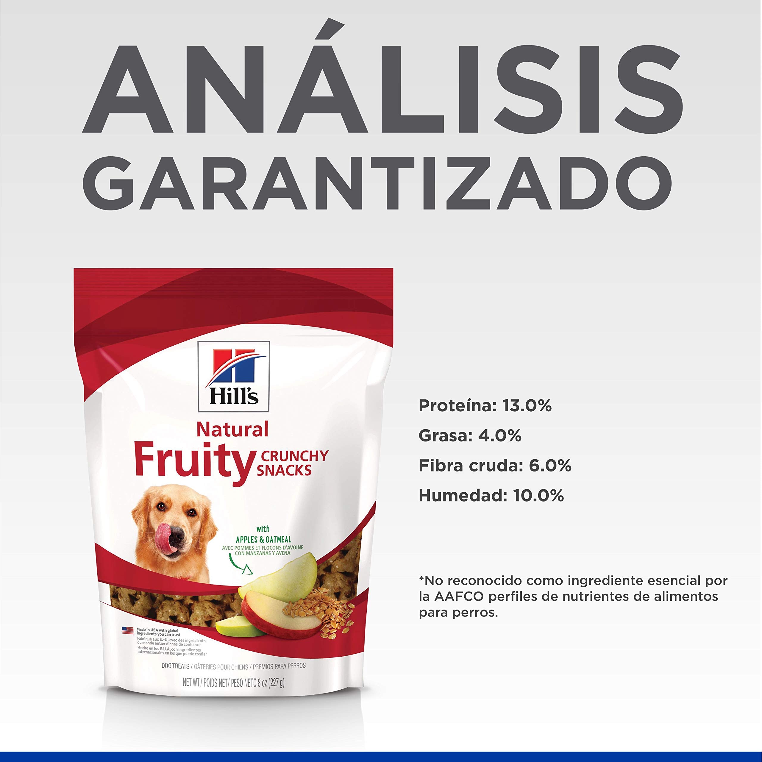 Hill's friandises naturelles aux fruits – fabriqué aux États‑Unis avec ingrédients globaux.