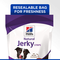 Hill's Natural Jerky Strips boeuf - sans conservateurs ni arômes artificiels.