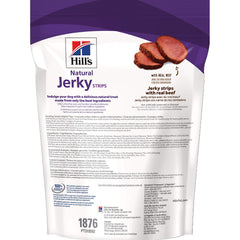 Hill's Natural Jerky Strips boeuf - sachet pratique pour sorties et pauses gourmandes.