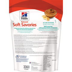 Hill's Natural Soft Savories – Beurre cacahuète : bouchée gourmande sans additifs artificiels