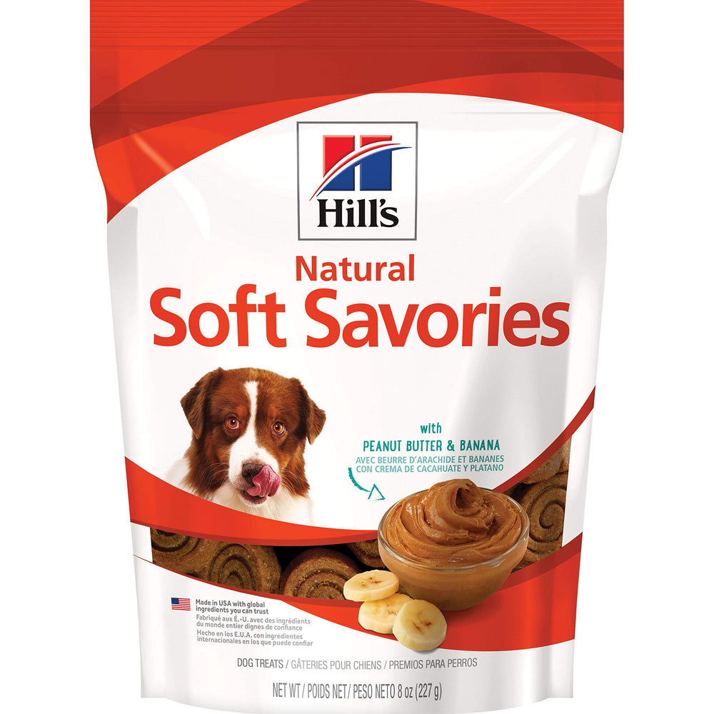 Hill's Natural Soft Savories – Boîte 8oz : friandises moelleuses idéales pour récompenser pendant l'entraînement