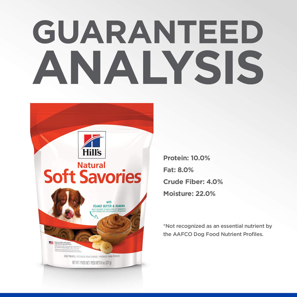 Hill's Natural Soft Savories – Friandises quotidiennes : parfaites pour l'alimentation d'un chien adulte